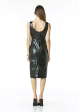Anastasia Vegan Leather Dress - FINAL SALE