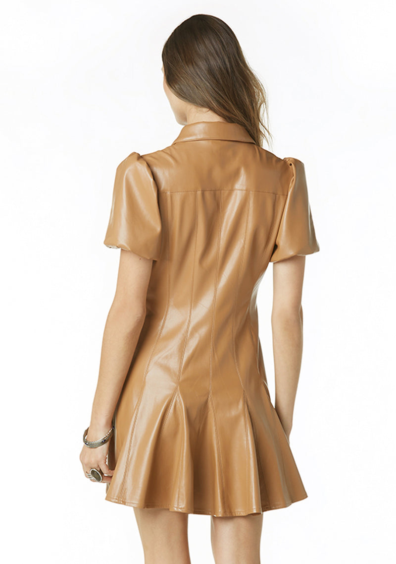 Thora Vegan Leather Dress - FINAL SALE