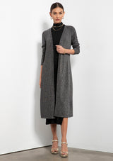 Jovana Metallic Rib Duster