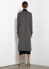 Jovana Metallic Rib Duster