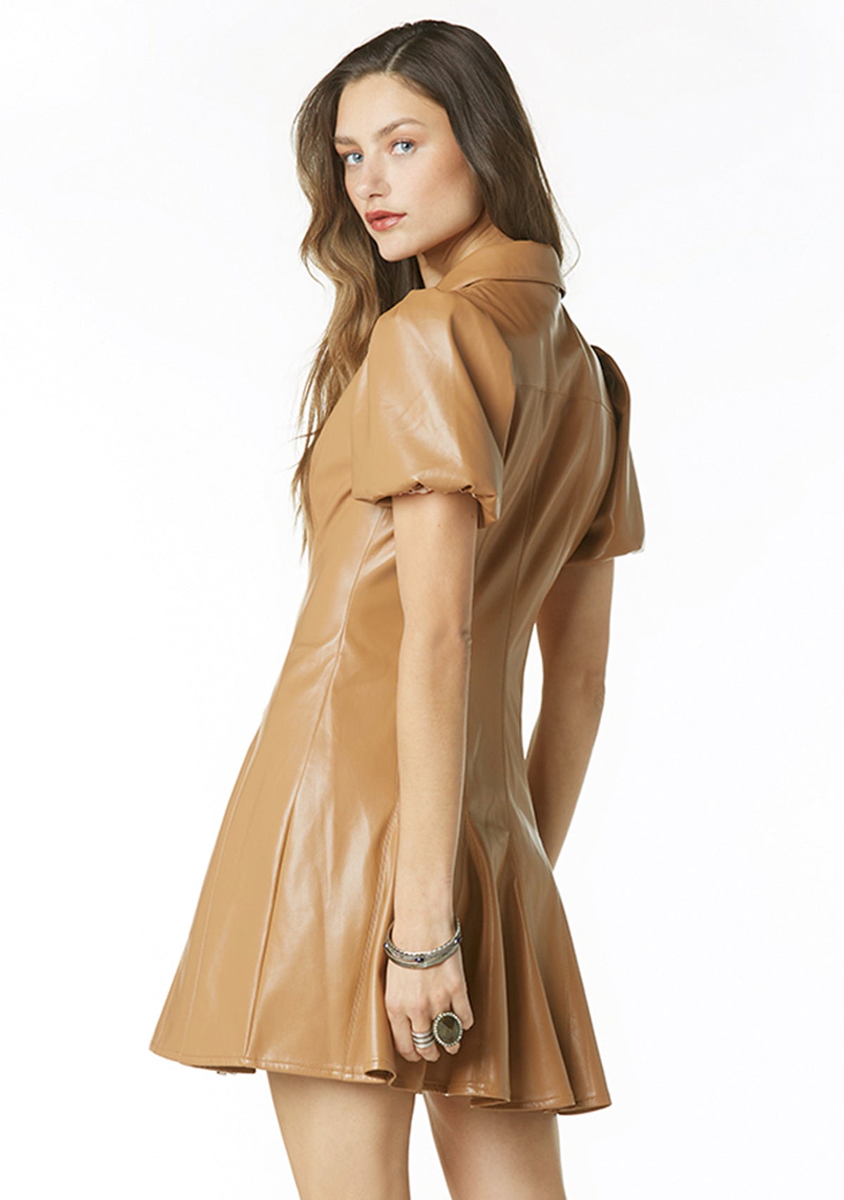 Thora Vegan Leather Dress Thora Vegan Leather Dress