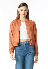 Mindi Satin Jacket - FINAL SALE