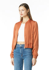 Mindi Satin Jacket - FINAL SALE