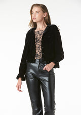 Lucinda Velour Jacket - FINAL SALE