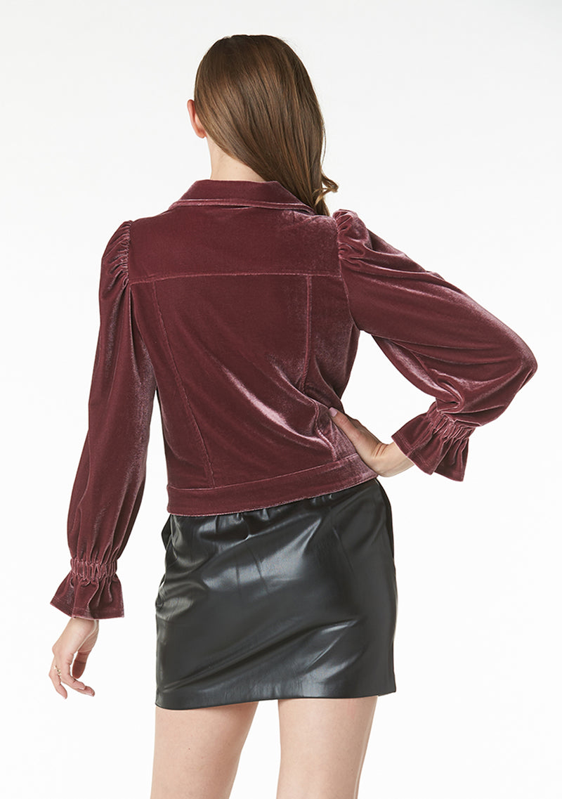 Lucinda Velour Jacket - FINAL SALE