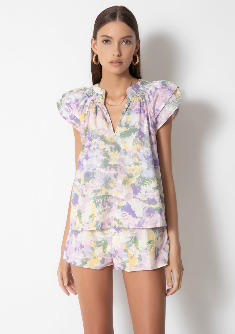 VIOLET TIE DYE