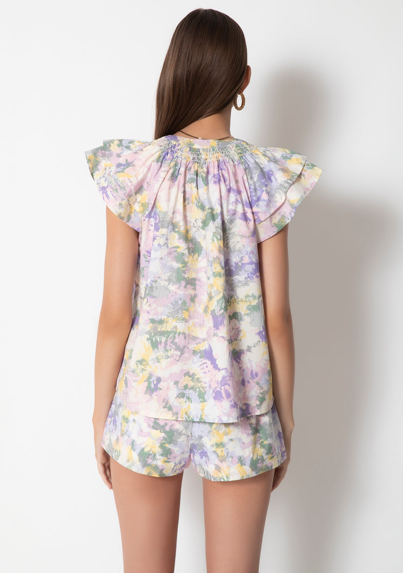 VIOLET TIE DYE