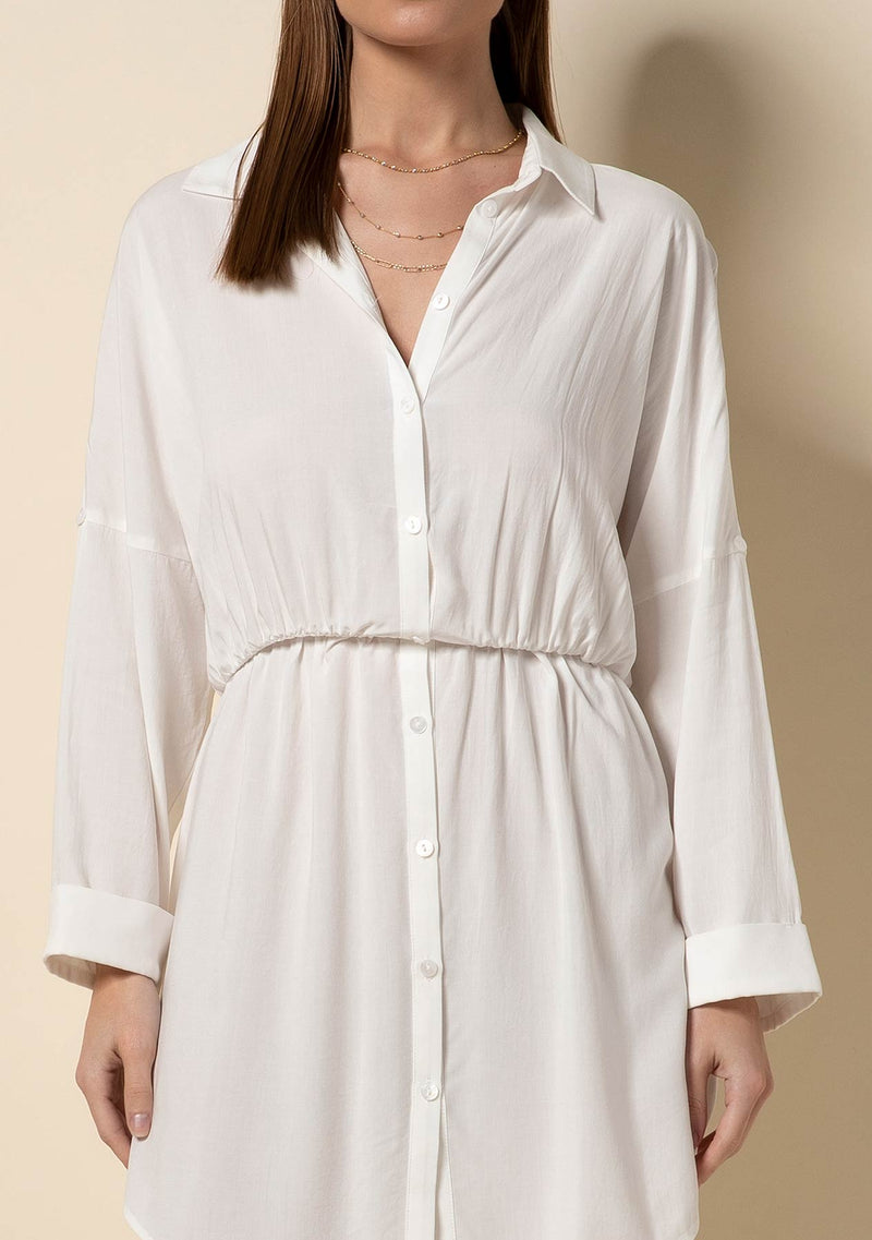 l space pacifica shirt dress L Space Womens Top Extra Small Black Pacifica Tunic Button Front Shirt Cover-Up