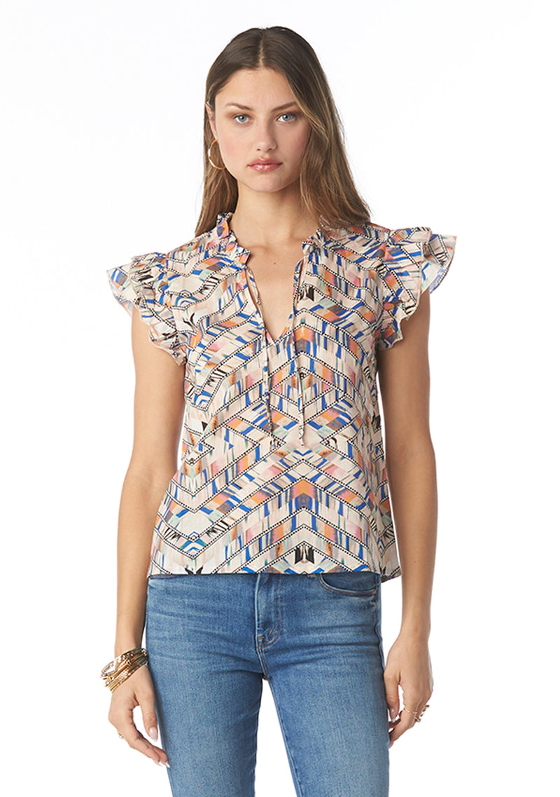 Zosia Patterned Top
