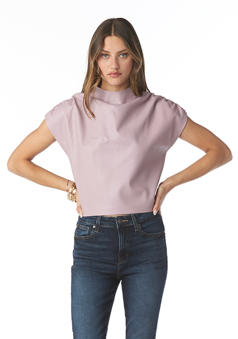 Chana Leather Top