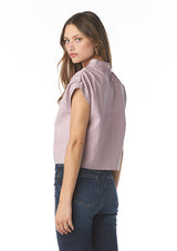 Chana Leather Top